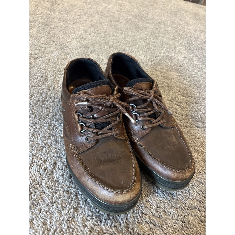 Ecco Track 25 Low GTX Bison Gore-Tex Hiking Leather Shoe US 9-9.5 EUR 43 RARE